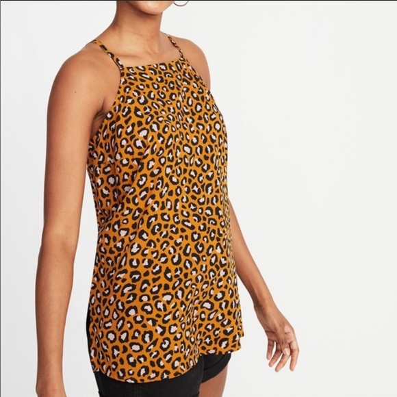 High neck leopard tank - Picture 4 of 12